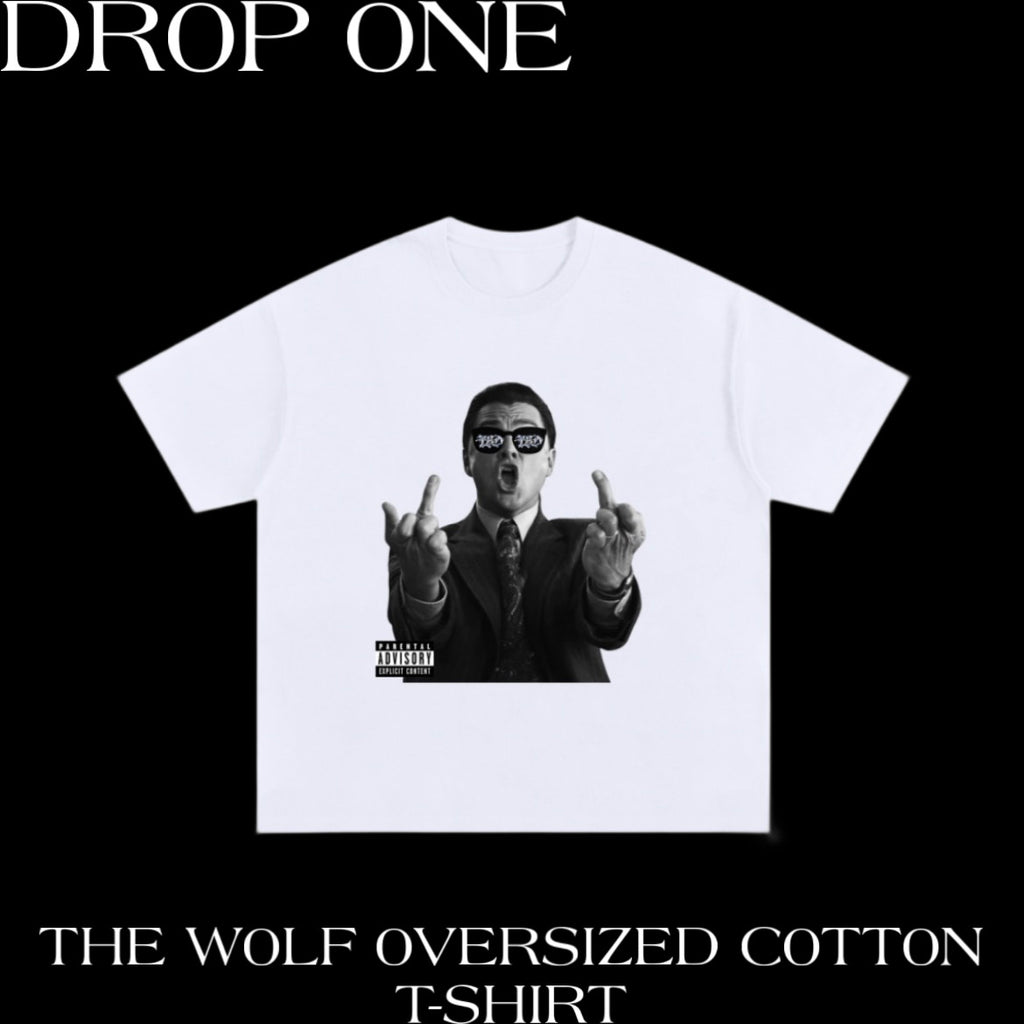THE WOLF OVERSIZED COTTON T-SHIRT