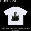 THE WOLF OVERSIZED COTTON T-SHIRT