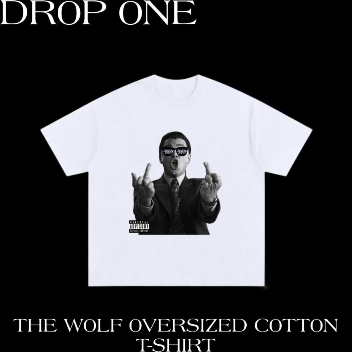 THE WOLF OVERSIZED COTTON T-SHIRT